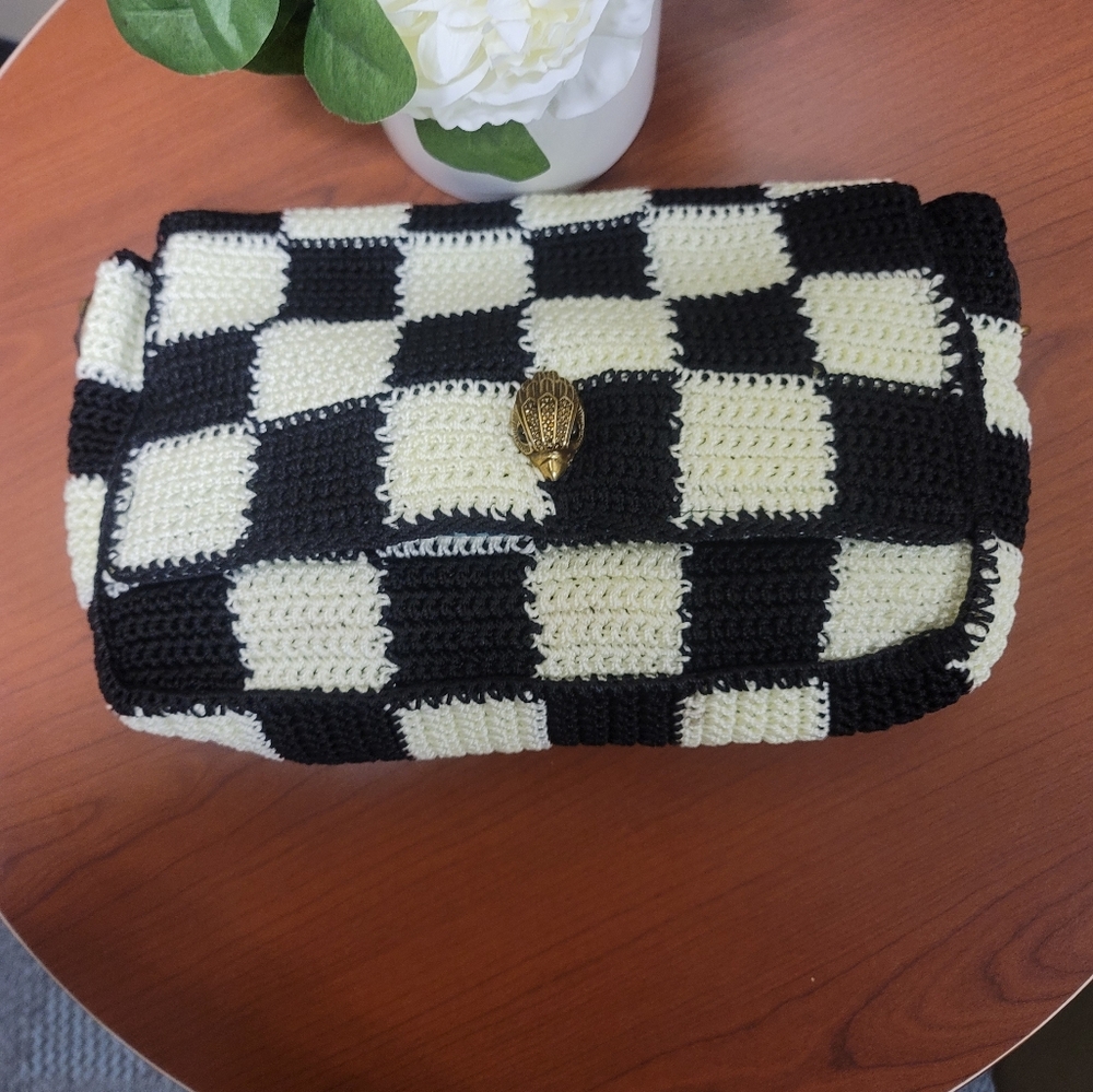 Large Kensington Crochet Shoulder Bag Kurt Geiger London - Picture 10 of 12